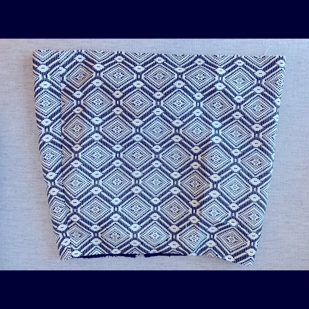 Black and White Patterned Jcrew skirt-size 8